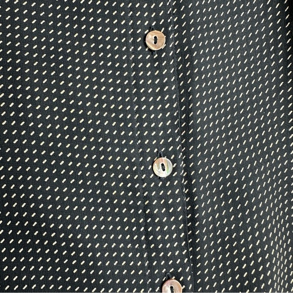 Vintage Robbie Bee Silk Lined Long Shirt Dress Women’s 8 Short Sleeve Brown - Picture 8 of 8